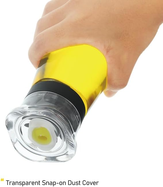 Small Glass Olive Oil and Vinegar Dispenser Bottles Set for Kitchen Cooking with Silicone Dual Pouring Spout, Soy Sauce Dispenser with Dust-proof Lid - Set of 2 (Black, 5.4 oz)