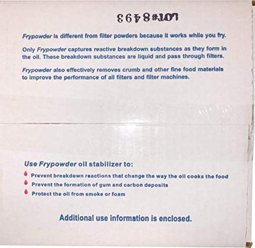 MirOil L104 Fry Powder Oil Stabilizer and Filter Aid, Case of 4 Gallons of Fry Powder, Remove Fryer Oil Contaminant, Reduce Grease Usage, Deep Fryer Cooking Grease Saver, Saves & Remove Carbon Deposit
