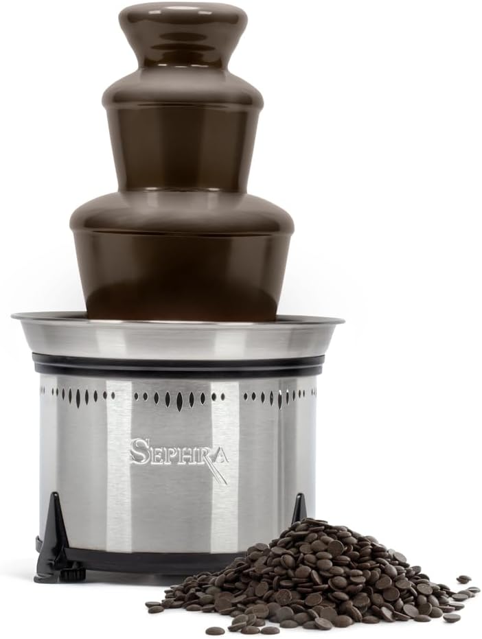 Sephra Fountain-ready Belgian Dark Chocolate 2lb Bag - Ideal for Melting
