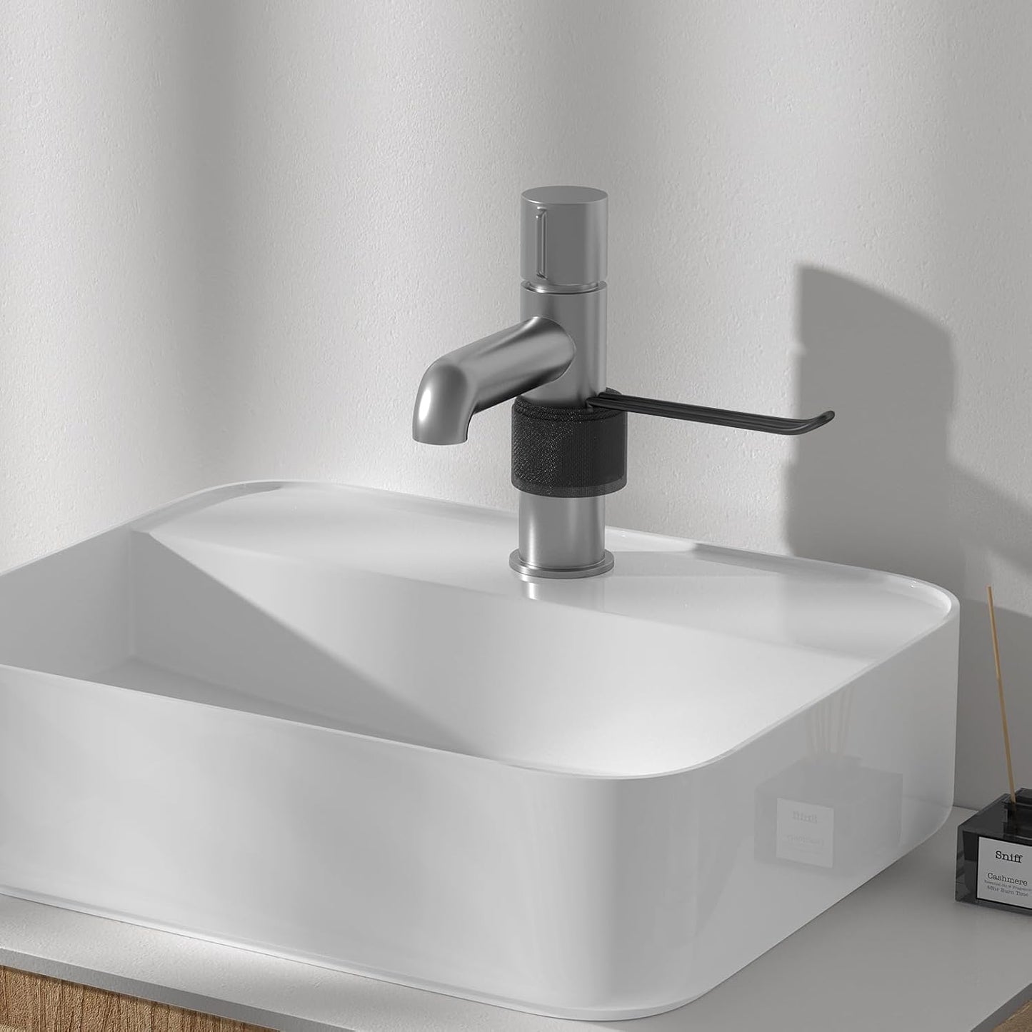 Stylish and Functional Dish Towel Holder - Keep Your Kitchen Rags and Dishcloths Neat and Within Reach with This Sink Dish Cloth Holder and Storage Rack! (2, Black)