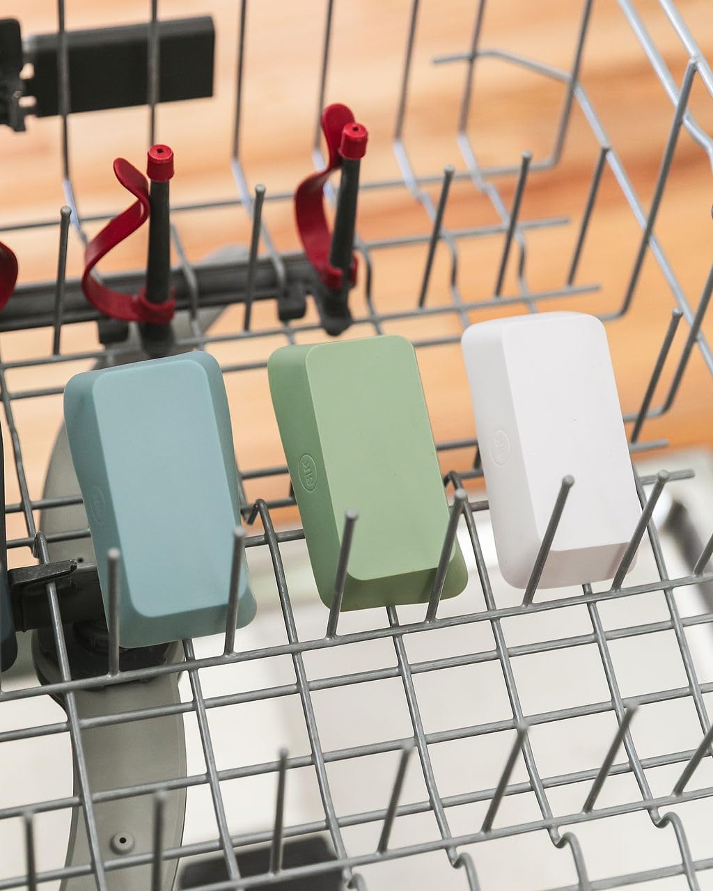 The Silicone Kitchen Silicone Individual Mini Loaf Pans - Reusable, Non-Toxic, BPA Free, Dishwasher Safe, Bento Box Accessories (12 Pack, Navy, White, Blue, Green)