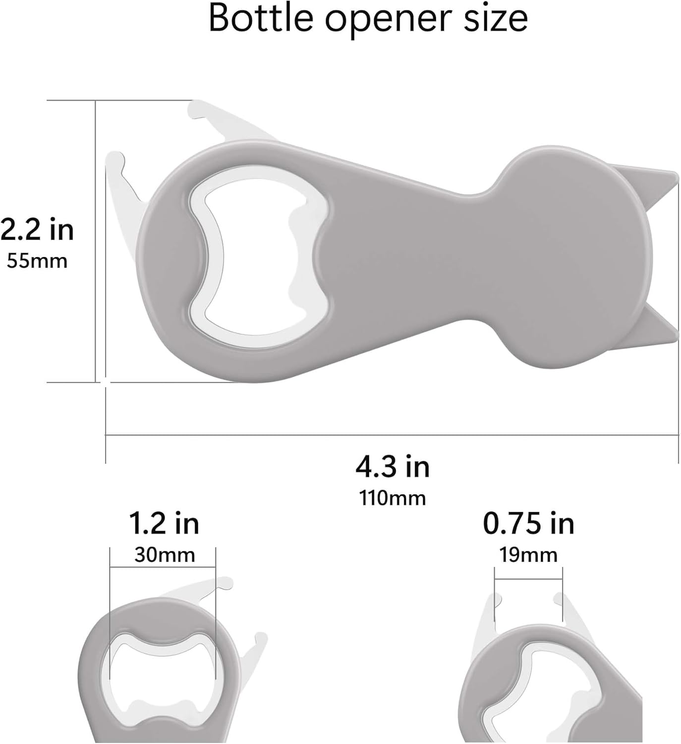 Li&Zhao Cat Beer Bottle Opener Magnet - 3 PCS Cute Magnetic Bottle Opener for Fridge Novelty Beer Beverage Drinking Opener with 3 DIY Pen for Girls Dad Bartender,Bar Barbecue Parties Restaurant