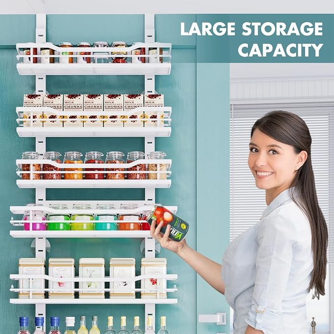 Eastherry Over The Door Pantry Organizer,9-Tier Over The Door Organizer - Image 7