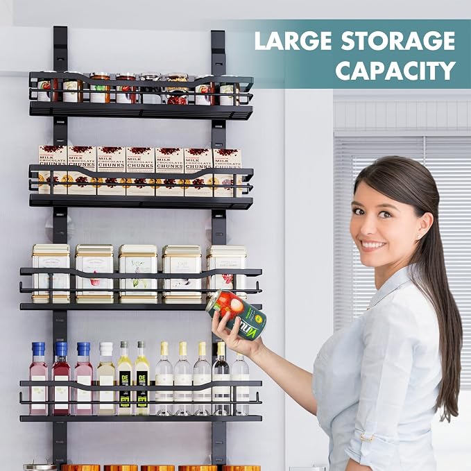 Eastherry Over The Door Pantry Organizer,6-Tier Over The Door Organizer - Image 7