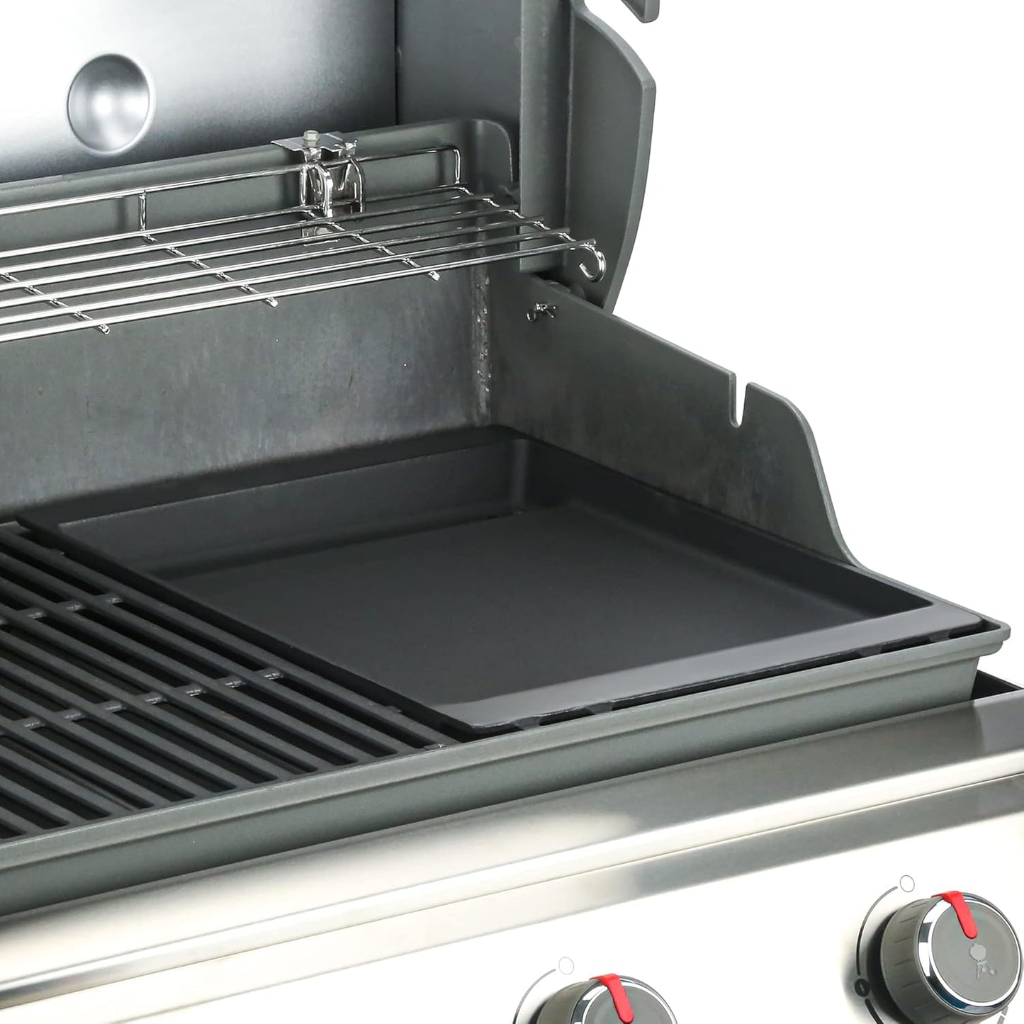 Grill Griddle 7566 Griddle Replacement Parts Cast Iron Griddle for Weber Genesis, Griddle for Weber Genesis Grill 300 Series Genesis E-310 E-320 E-330 S-310 S-320 S-330 EP-310 EP-320 EP-330 CEP-310