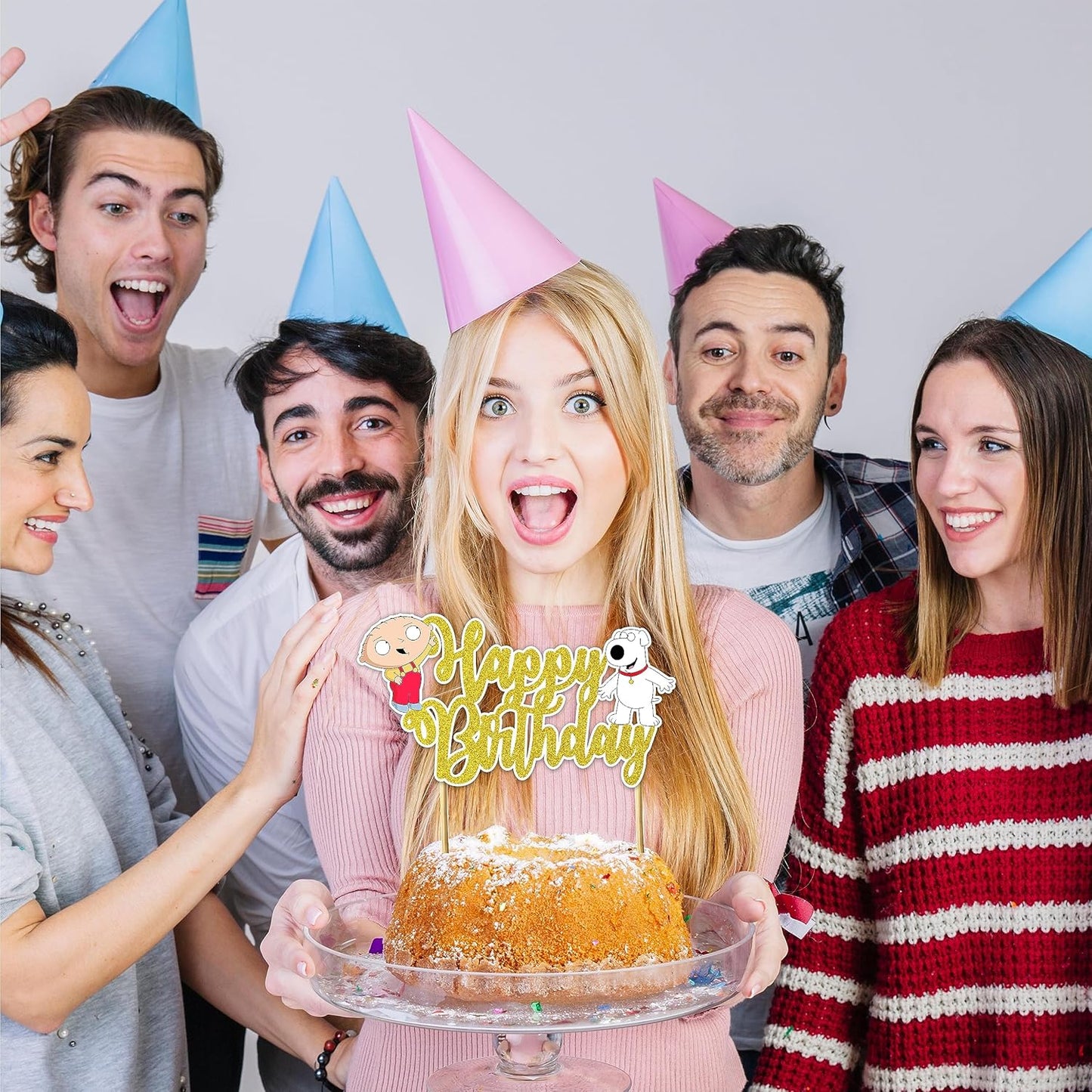 Seyal® Stewe Grifin Happy Birthday cake topper