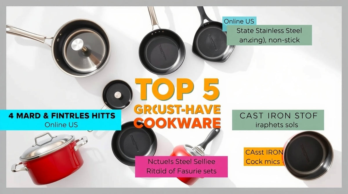 Top 5 Must-Have Cookware Sets Available Online in the US