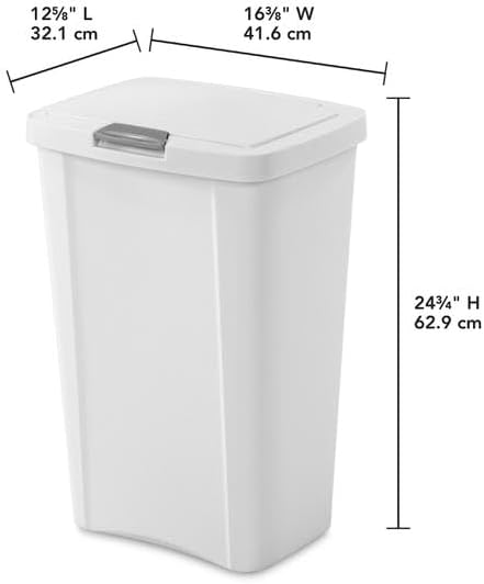 STERILITE 10458004 Touch Can, 13 Gallon - Image 2
