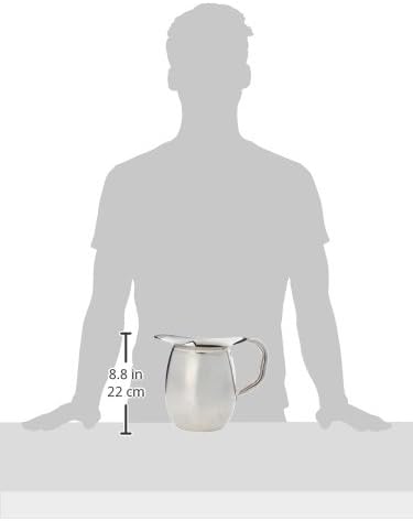 Winco WPB-2 Deluxe Bell Pitcher, Stainless Steel - Image 2