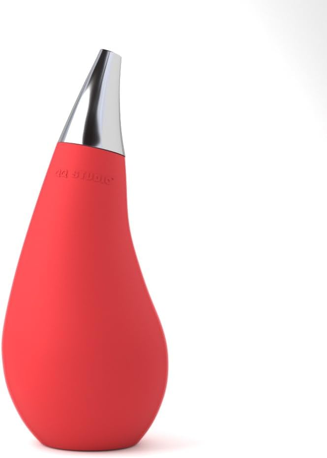 Kitchen Bathroom Counter top Squeezable Soap Dispensers Tear Drop Shape Bottle by QQStudio