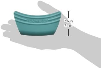 Le Creuset Silicone Set of 2 Handle Grips, 5" x 2 1/2" each, Caribbean