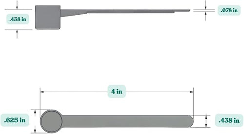 1.5 mL Long Handle Plastic Measuring Spoon - Image 2