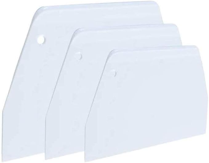 Luckycivia 3-Piece Trapezoidal Plastic Scraper by Unknown
