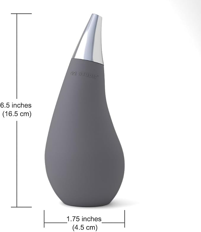 Kitchen Bathroom Counter top Squeezable Soap Dispensers Tear Drop Shape Bottle - Image 4
