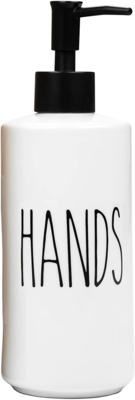 Heartland Home Porcelain 16oz Empty Liquid Dispenser Bottle by HeartlandHome