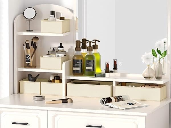 DIMJ Drawer Organizers Clothes, Fabric Closet Organizers and Storage, Shallow - Image 6