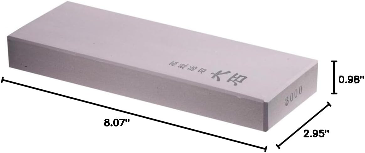 Magma Ohishi Japanese Toishi Waterstone, Grindstone, Grain 6000, 8.07x2.95x0.98 Inch