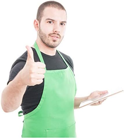 Total 12 PCS Plain Color Bib Apron Adult - Image 8