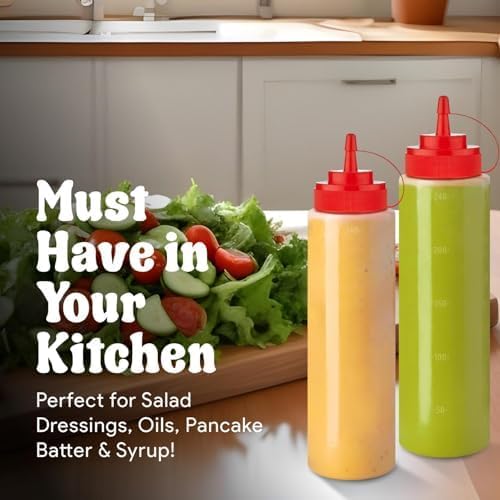 Norcalway 12 oz Condiment Squeeze Bottles - Image 6
