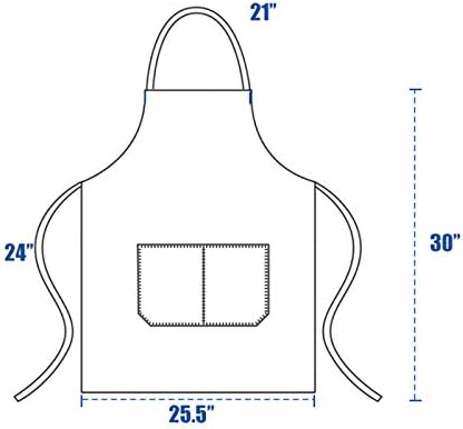 DUSKCOVE 12 Pack Plain Bib Aprons - Image 2