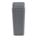 Plastic Waste Bin with Swing Lid, 14 Liter Garbage Can, 1 Pack by Unknown