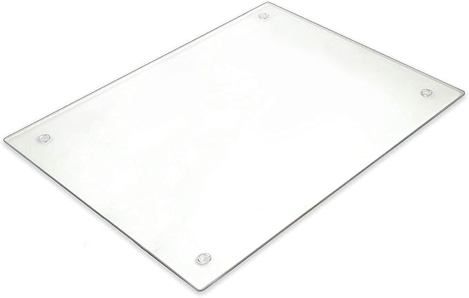 Tempered Glass Cutting Board – Long Lasting Clear Glass – Scratch Resistant by LightInTheDark