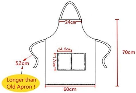 Total 12 PCS Plain Color Bib Apron Adult - Image 4