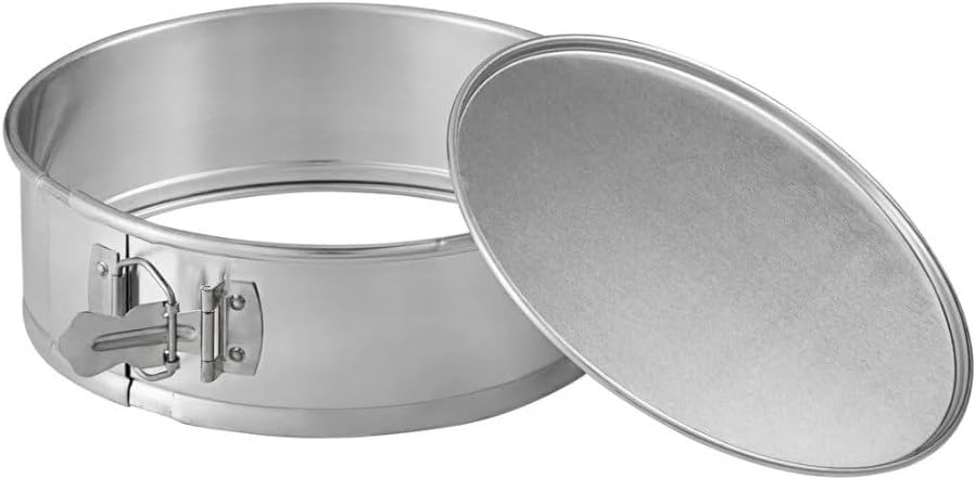 Soro Essentials- 9'' x 3'' Deep Aluminum Round Spring Form Pan- Leak Proof Cheesecake Pan Spring Form Pans with Removable Bottom and Quick Release Latch for Baking Cheesecake Cakes