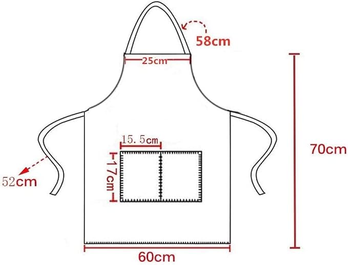 12 Pcs Bib Bulk Black Aprons for Women Men Adult Girls Unisex - Image 3