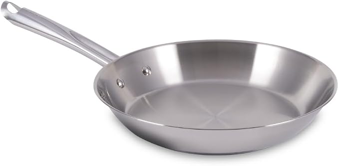 T-Fal Gourmet Stainless Steel Fry Pan 12.5 Inch Induction Compatible Skillet Pan by T-falbrand