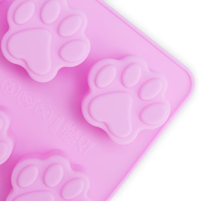homEdge Puppy Dog Paw and Bone Silicone Molds, Non-Stick Food Grade Silicone - Image 4