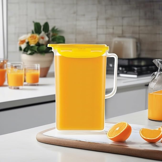 LocknLock Aqua Fridge Door Water Jug | Clear Pitcher | BPA Free Plastic Pitcher - Image 5