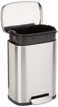 Amazon Basics Smudge Resistant Mini Rectangular Trash Can by AmazonBasics