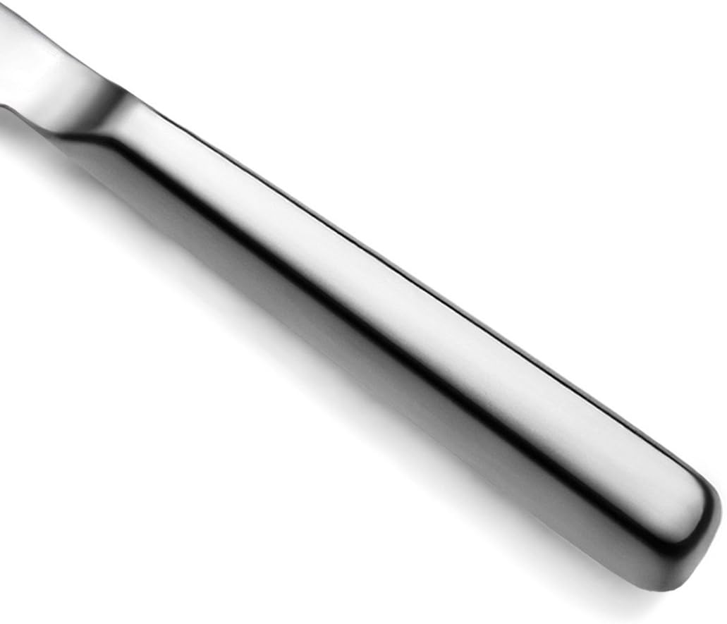 New Star Foodservice Hollow Handle Notched Serving Spoon (Silver, Bread Knife (14-Inch))