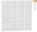 C&AHOME Cube Storage Organizer, 16-Cube Shelves Units, Plastic Storage Cubes by CAHOME