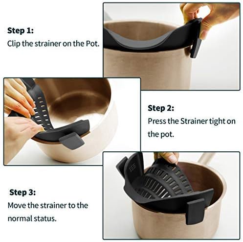 AUOON Clip On Strainer Silicone - Image 3