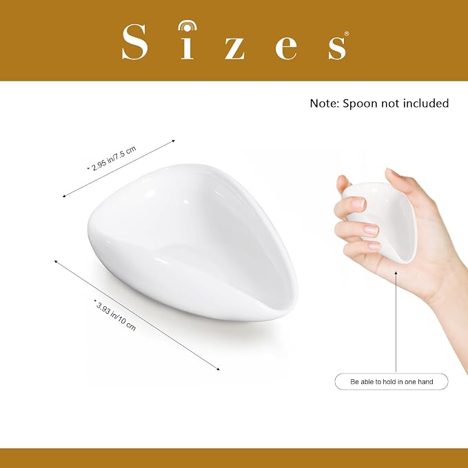 Ceramic Coffee Spoon Rest, Small White Spoon Holder - Image 3