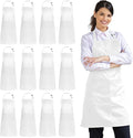 Syntus 12 Pack Bib Apron, Unisex Aprons Adjustable Thicker Version Waterdrop by Syntus