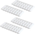 Kitch Easy Release White Ice Cube Tray, 16 Cube Trays by Kitch