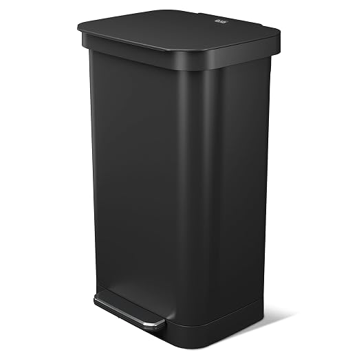Glad Stainless Steel Step Trash Can, Series 2 by GladTrashFoodStorage
