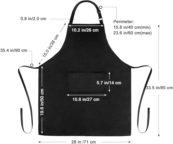 Jubatus 1 Pack 100% Cotton Aprons - Image 7