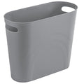 rejomiik Small Trash Can, 3.5 Gallon Slim Garbage Can Plastic Waste Basket by rejomiik