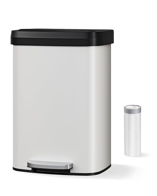 Garvee 13 gal / 50 L Metal Trash Can - Image 7