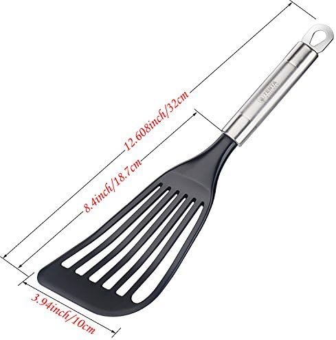 TENTA KITCHEN Flexible Fish Turner Spatula, for Fish/Egg/Meat/Dumpling Frying