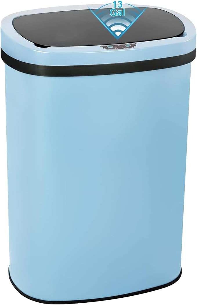 Bigacc 13 Gallon Automatic Touchless Trash Can by Bigacc