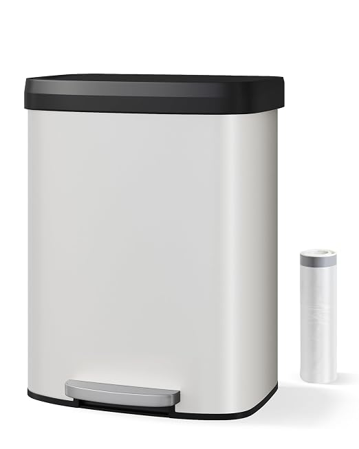 Garvee 16 gal / 60 L Metal Trash Can - Image 7