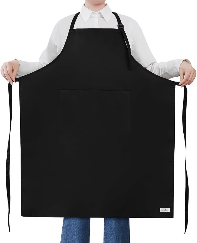 ROTANET Extra Large Apron for Men Adjustable Bib Aprons by ROTANET