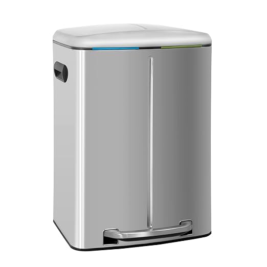 PayLessHere Dual Compartment Trash Can by PayLessHere