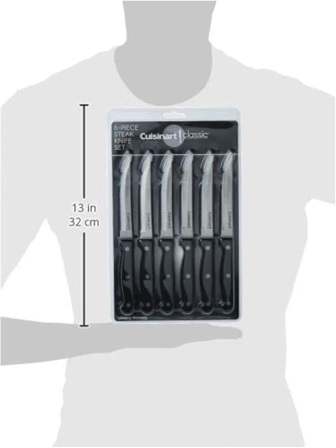 Cuisinart Knife Set, Lightweight, Stainless Steel & Durable, C77TR-6PSK - Image 2