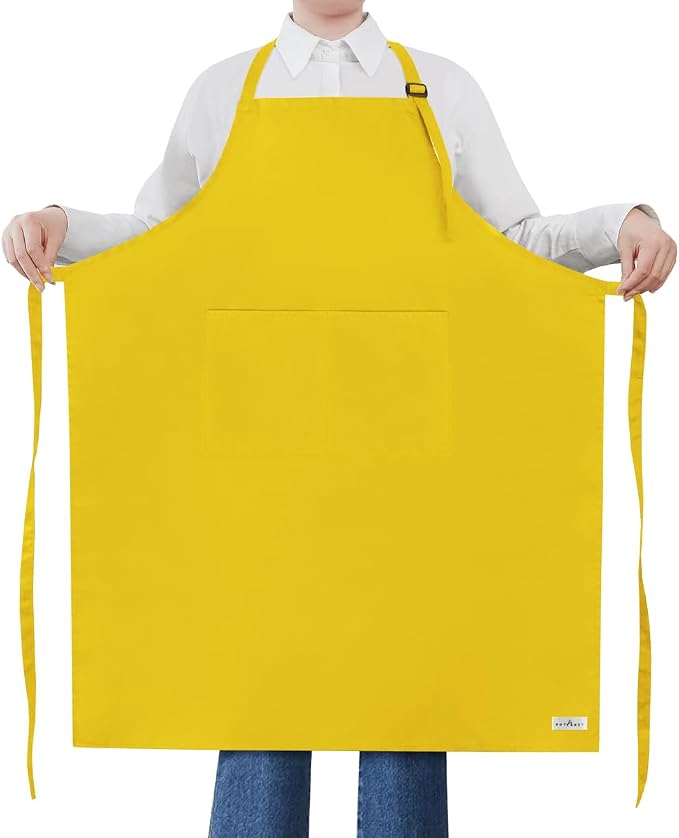 ROTANET Extra Large Apron for Men Adjustable Bib Aprons by ROTANET